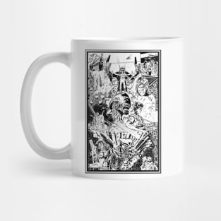 Aliens Art print version (paintchips) Mug